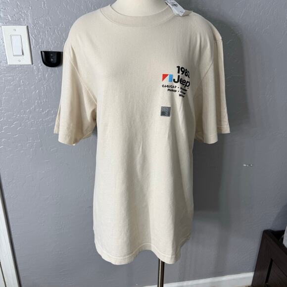 Abercrombie and Fitch Mens Vintage Inspired Jeep Graphic Tee, XL - Picture 1 of 6